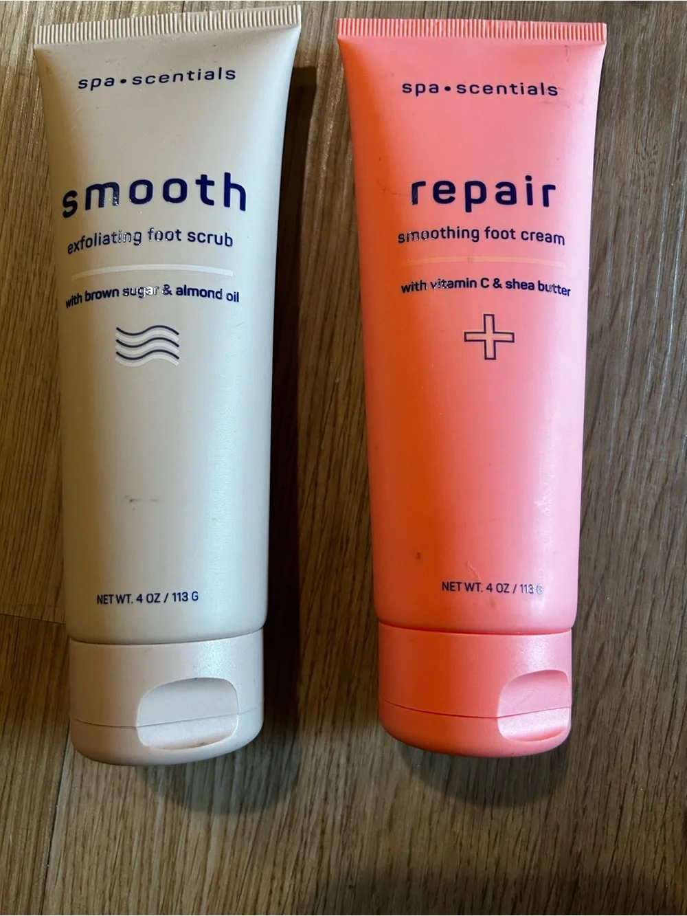 Spa Scentials 2 pc foot care set smooth and repair.